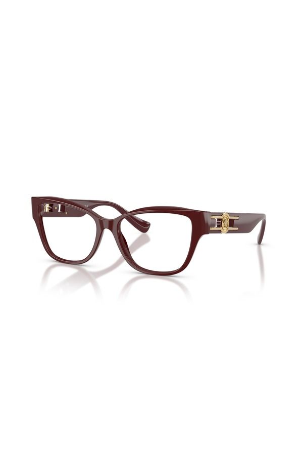 ヴェルサーチ レディース アクセサリー サングラス・アイウェア Versace 54mm Rectangle optical glasses Red レッド