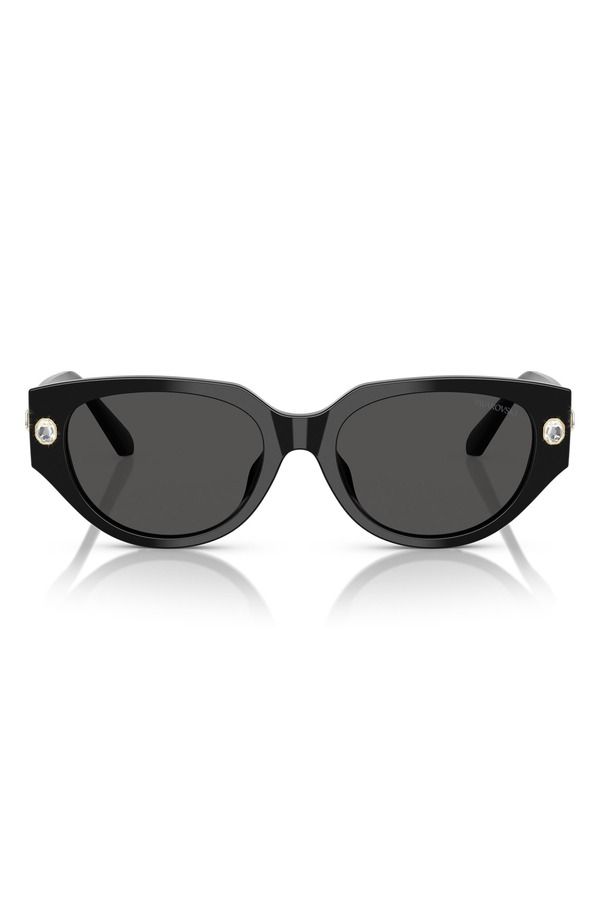 スワロフスキー メンズ アクセサリー サングラス・アイウェア Swarovski 54mm Butterfly Sunglasses BLACK ブラック