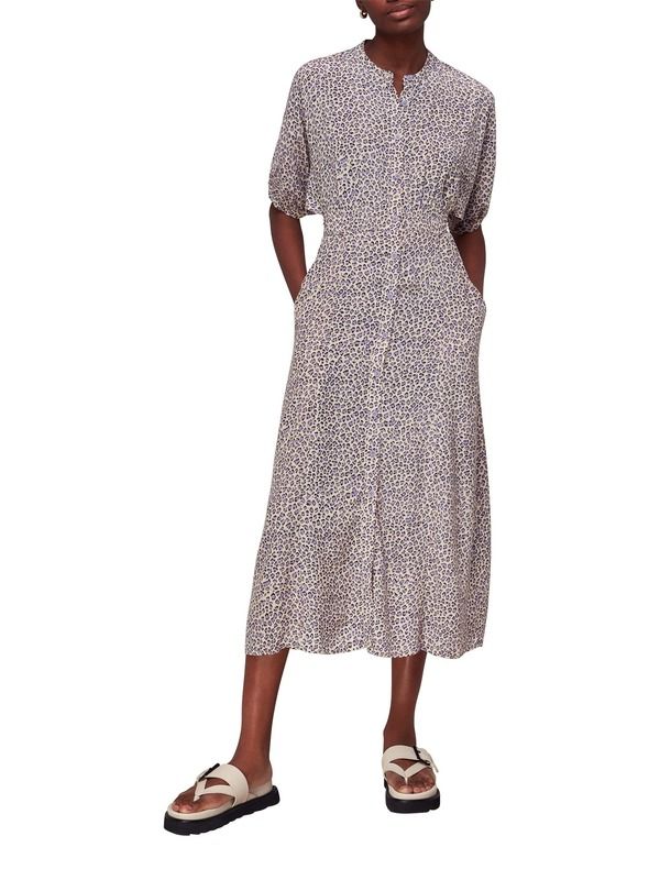 ホイッスルズ レディース トップス ワンピース ミディ Whistles Dashed Leopard Midi Dress LilacMulti ライラック