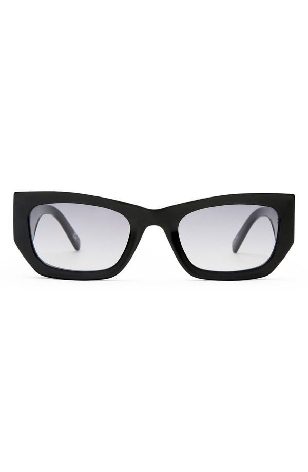 ルスペックス レディース アクセサリー サングラス・アイウェア Le Specs Beachcomber 52mm DFrame Sunglasses BLACK SMOKE GRAD ブラック