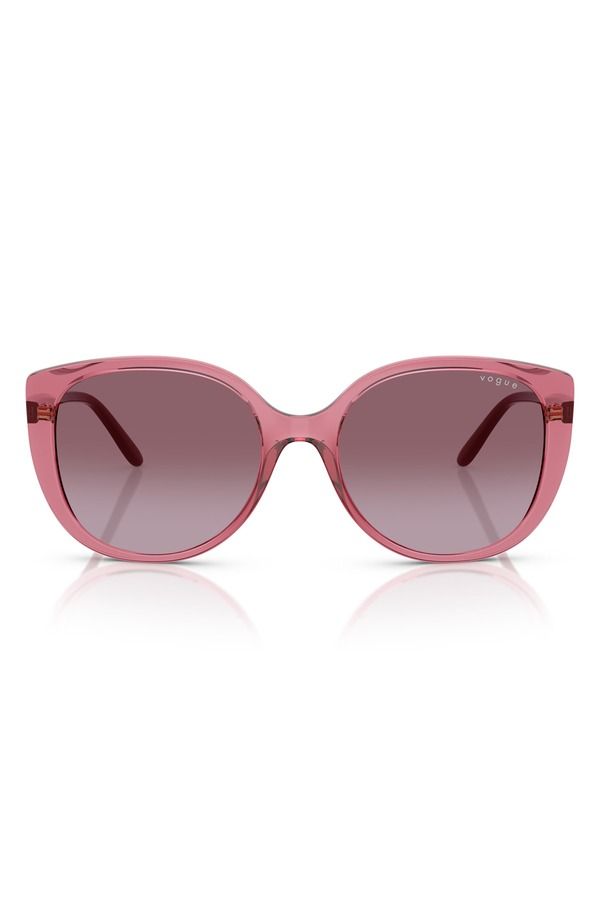 ヴォーグ レディース アクセサリー サングラス・アイウェア VOGUE 55mm Polarized Gradient Butterfly Sunglasses PURPLE パープル