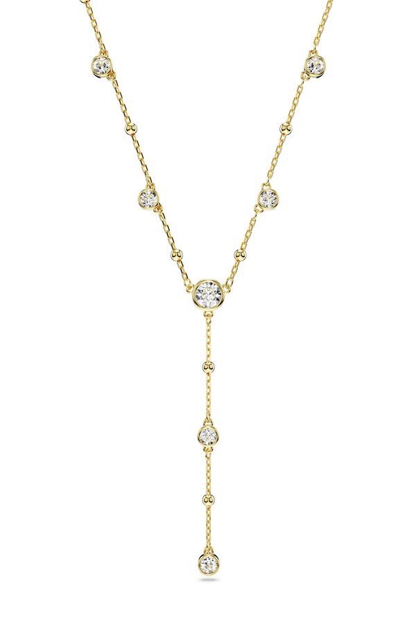 スワロフスキー レディース アクセサリー ネックレス・チョーカー レース Swarovskimber Crystal Station YNecklace GOLD ゴールド