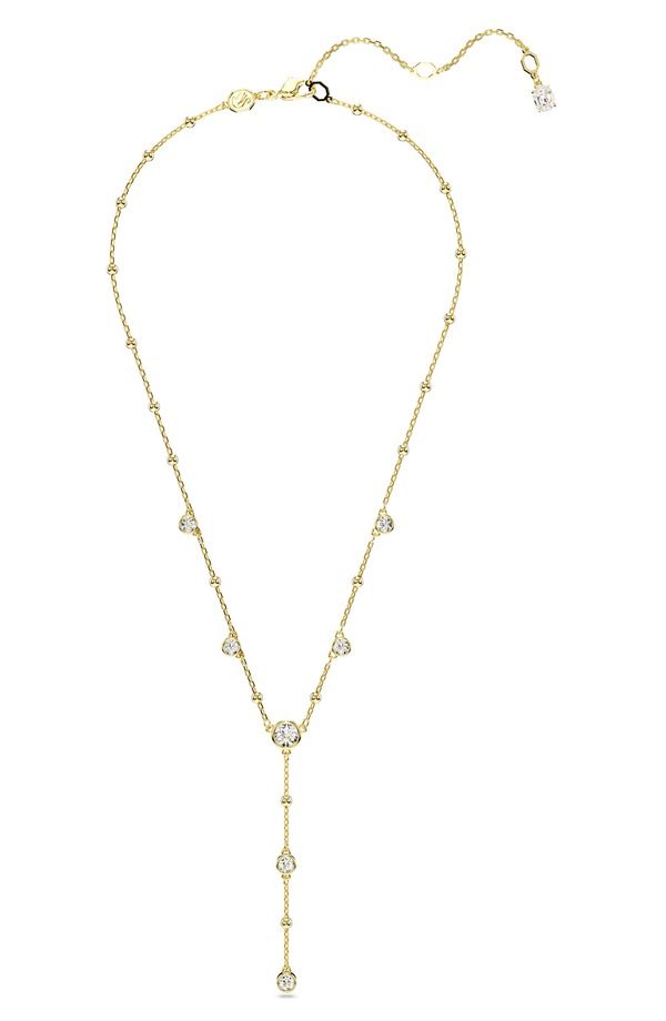 スワロフスキー レディース アクセサリー ネックレス・チョーカー レース Swarovskimber Crystal Station YNecklace GOLD ゴールド