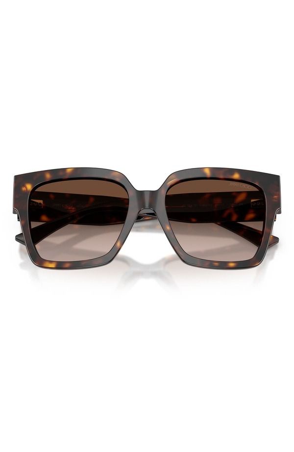 ジミーチュー レディース アクセサリー サングラス・アイウェア Jimmy Choo 54mm Gradient Square Sunglasses HAVANA GRADIENT BROWN ブラウ