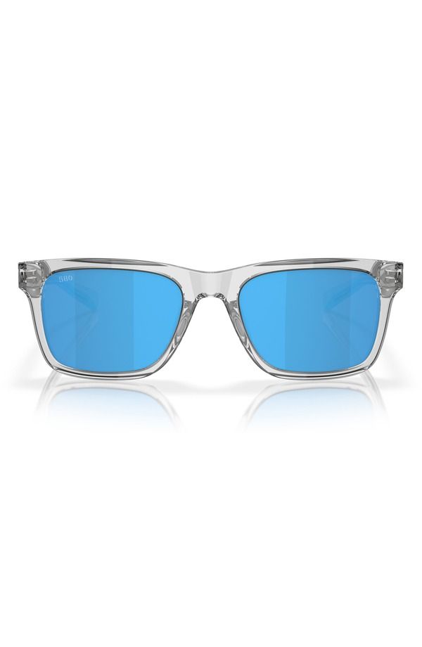 コスタデルマール メンズ アクセサリー サングラス・アイウェア Costa Del Mar Tybee 55mm Polarized Rectangular Sunglasses TRANSPAREN