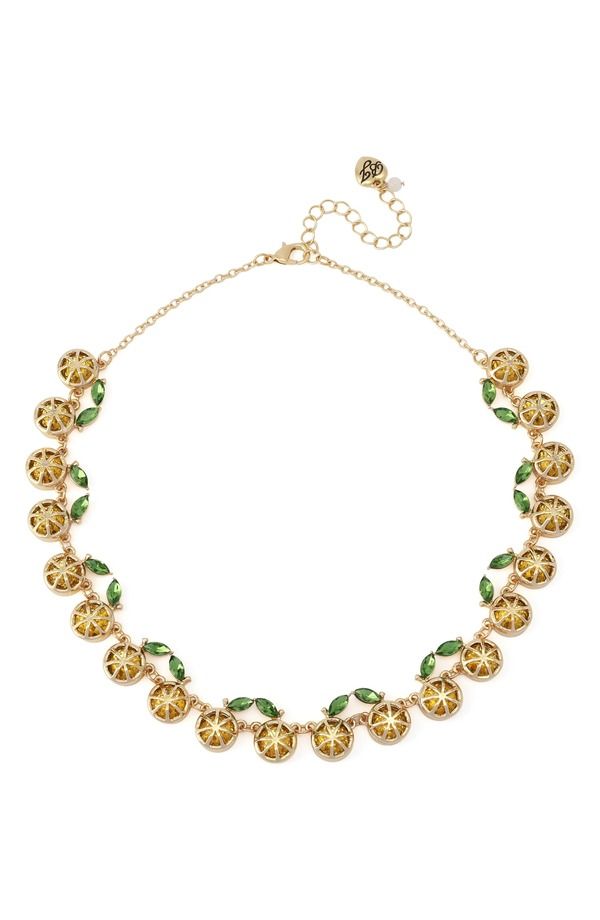 ベッツィジョンソン レディース アクセサリー ネックレス・チョーカー レース Betsey Johnson Lemon Collar Necklace YELLOW イエロー