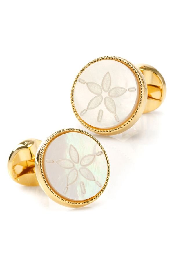 カフリンク メンズ アクセサリー カフスボタン Cufflinks Inc Sandollar Cuff Links GOLD ゴールド