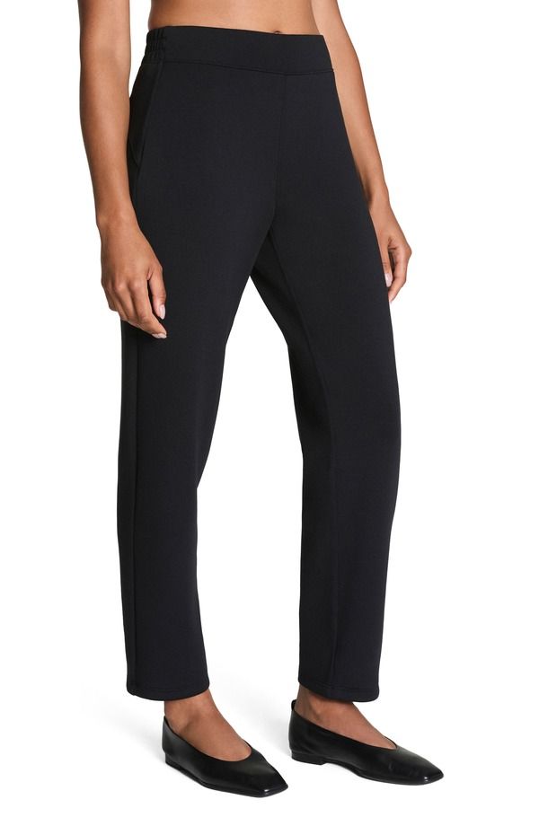 スパンク レディース ボトムス デニムパンツ ストレート アンクル SPANX AirEssentialstraight Leg Ankle Pants VERY BLACK ブラック