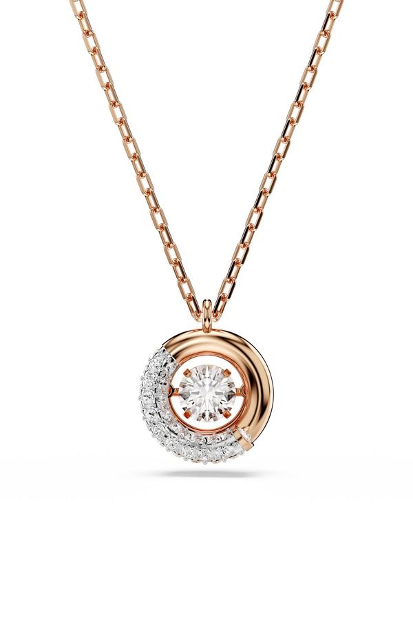 スワロフスキー レディース アクセサリー ネックレス・チョーカー レース Swarovski Dextera Dancing Crystal Pendant Necklace ROSE GOLD ゴー