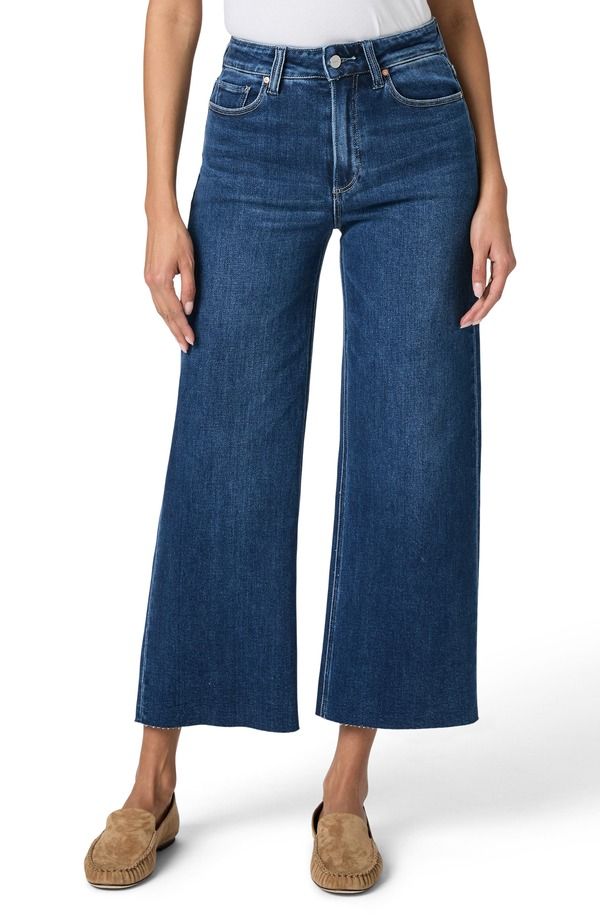ペイジ レディース ボトムス デニムパンツ ワイドレッグ ハイウエスト ジーンズ PAIGE Anessa High Waist Raw Hem Wide Leg Jeans VENETIAN BRE 45,480円