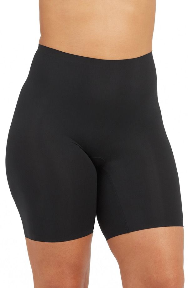 スパンク レディース ボトムス ハーフパンツ・ショーツ プラスサイズ ショートパンツ SPANX FitToYou MidThigh Shorts Plus Regular VERY BLACK ブラ