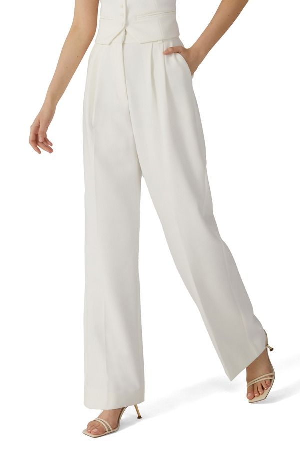 フェイバリット ドーター レディース ボトムス カジュアルパンツ Favorite Daughter The Favorite Pants IVORY アイボリー