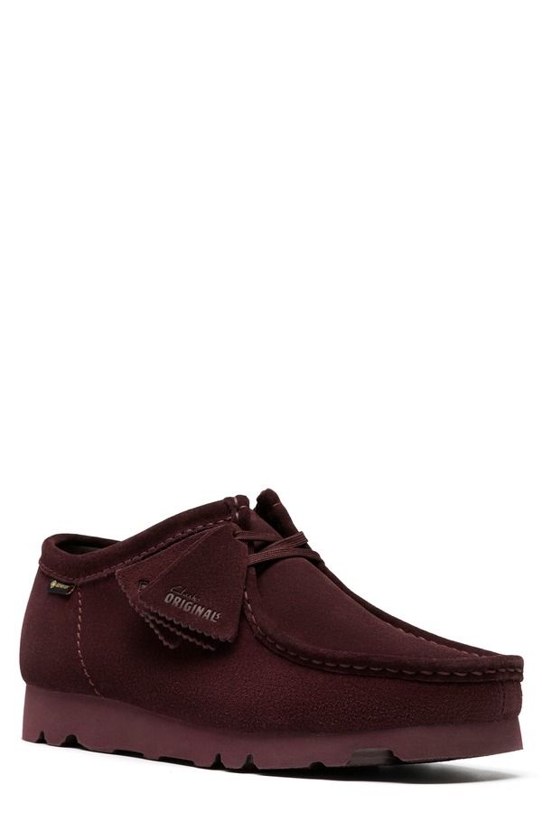 クラークス メンズ シューズ ブーツ・レインブーツ Clarks Originals Wallabee GoreTex Waterproof Shoe Men PURPLE GRAPE SUEDE パ