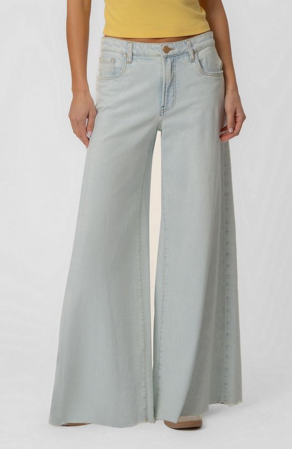 カットフロムザクロス レディース ボトムス デニムパンツ ワイドレッグ ハイウエスト ジーンズ KUT from the Kloth Blake Fab Raw Hem High Waist Supe 25,776円
