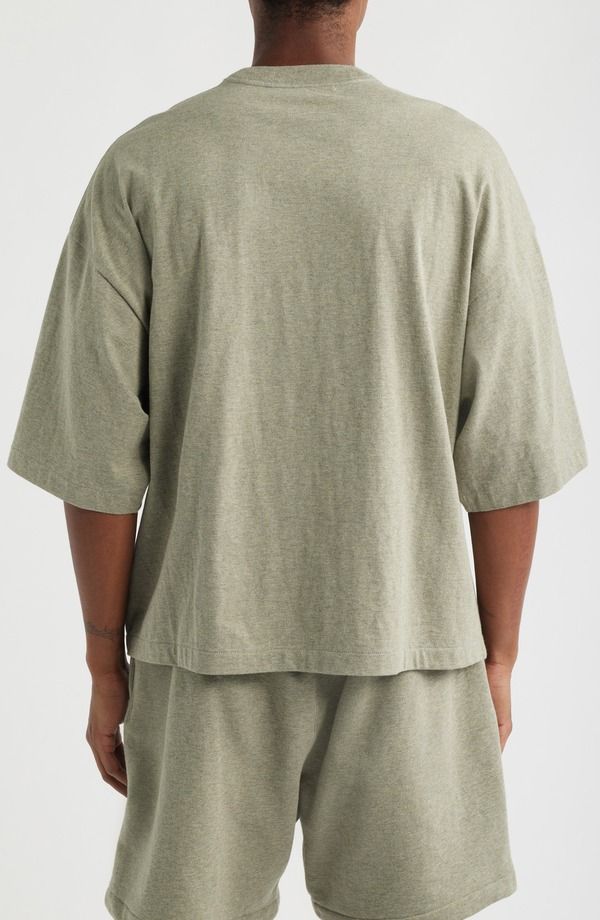 フィアオブゴッド メンズ トップス Tシャツ Fear of God Essentials Merch Oversize TShirt SEAL HEATHER ヘザー