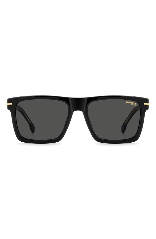 カレラ メンズ アクセサリー サングラス・アイウェア Carrera Eyewear 55mm Gradient Rectangular Flatop Sunglasses BLACK GREY ブラ
