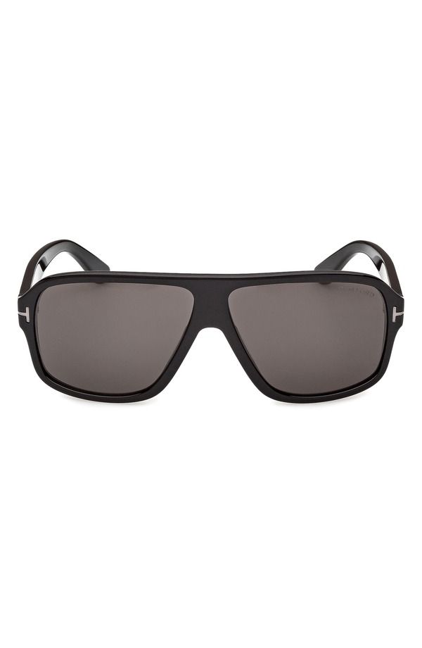 トム・フォード メンズ アクセサリー サングラス・アイウェア TOM FORD William 02 63mm Oversize Navigator SunglassesHINY BLACK NOIR