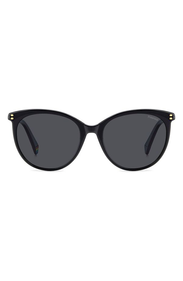 ポラロイド レディース アクセサリー サングラス・アイウェア Polaroid 55mm Polarized Cat Eye Sunglasses BLACK GREY POLAR ブラック