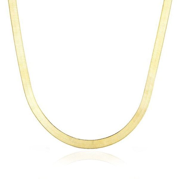 ザラブリー ファインジュエリー レディース アクセサリー ネックレス・チョーカー レース The Lovery Fine Jewelry Large Herringbonecklace Yellow