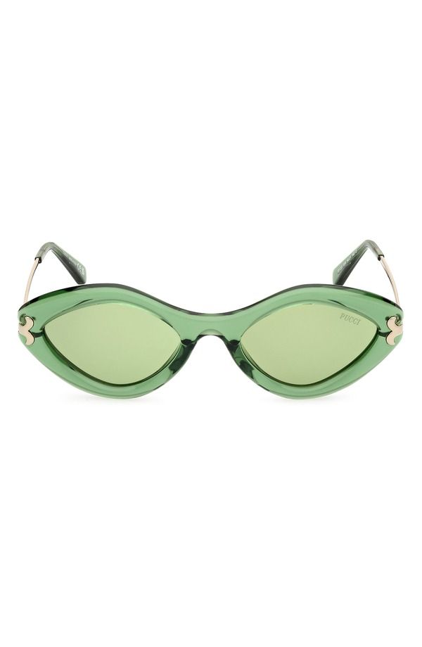 エミリオ・プッチ レディース アクセサリー サングラス・アイウェア Emilio Pucci Geometric 54mm SunglassesHINY LIGHT GREEN GREEN グリーン
