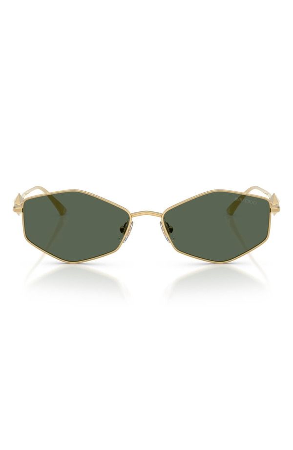 ジミーチュー レディース アクセサリー サングラス・アイウェア Jimmy Choo Zoey 55mm Geometric Sunglasses GOLD DARK GREEN グリーン