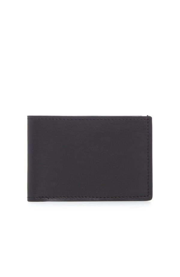 コーシュマール メンズ アクセサリー 財布 レザー Korchmar George Slim Leather Billfold Black ブラック