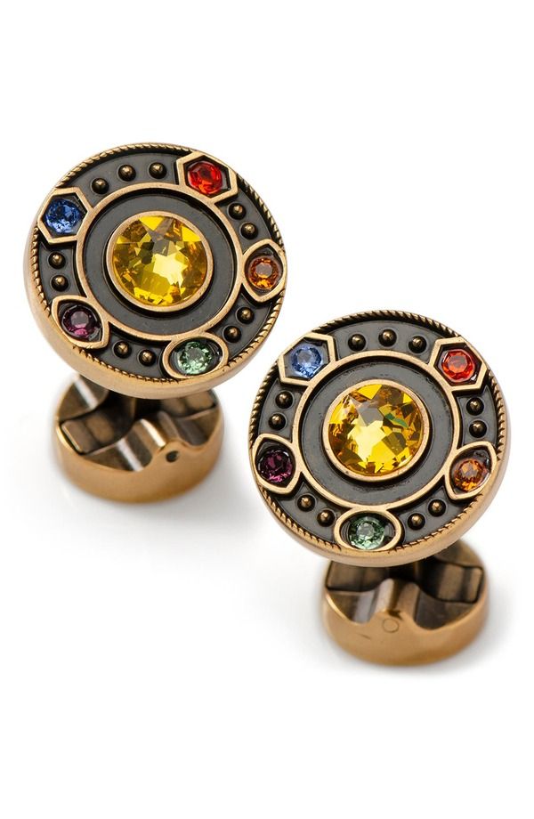 カフリンク メンズ アクセサリー カフスボタン Cufflinks Inc Infinity Stones Cuff Links GOLD ゴールド