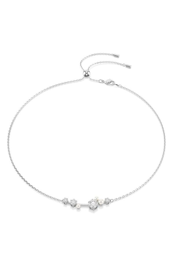 スワロフスキー レディース アクセサリー ネックレス・チョーカー レース Swarovski Constella Necklace WHITE SILVER ホワイト