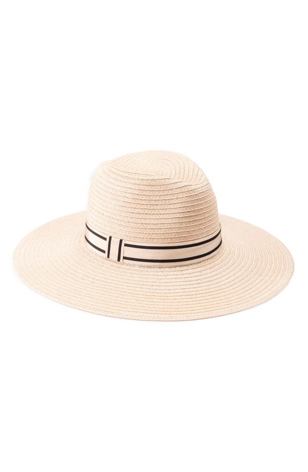 ユージニアキム レディース アクセサリー 帽子 Eugenia Kim Emmanuelle Wide Brim Packable Straw Fedora NATURAL