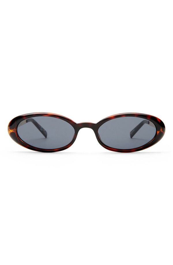 ルスペックス レディース アクセサリー サングラス・アイウェア Le Specs Magnifique 51mm Oval Sunglasses DARK TORT