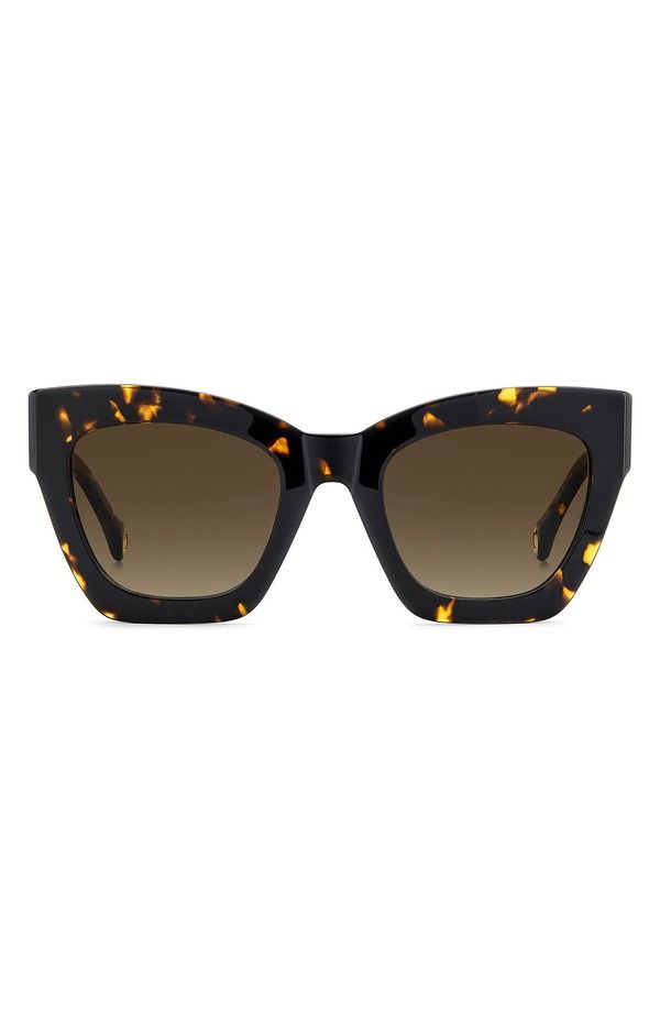 キャロライナヘレラ レディース アクセサリー サングラス・アイウェア Carolina Herrera 52mm Gradient Cat Eye Sunglasses HAVANA BROWN SF 52,680円