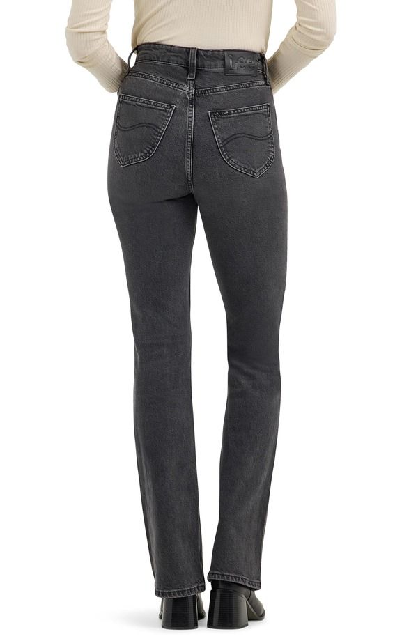 リー レディース ボトムス デニムパンツ ブーツカット ハイウエスト ブーツ ジーンズ Lee High Waist Bootcut Jeans REFINED BLACK ブラック
