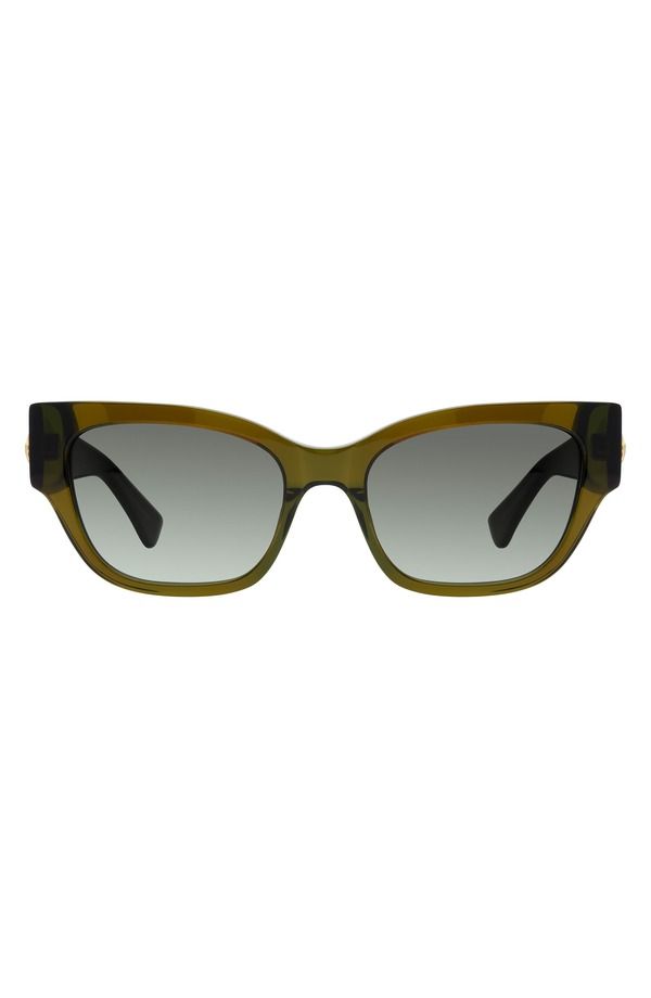 カートジェイガーロンドン レディース アクセサリー サングラス・アイウェア Kurt Geiger London 53mm Cat Eye Sunglasses KHAKI KHAKI GRADIEN