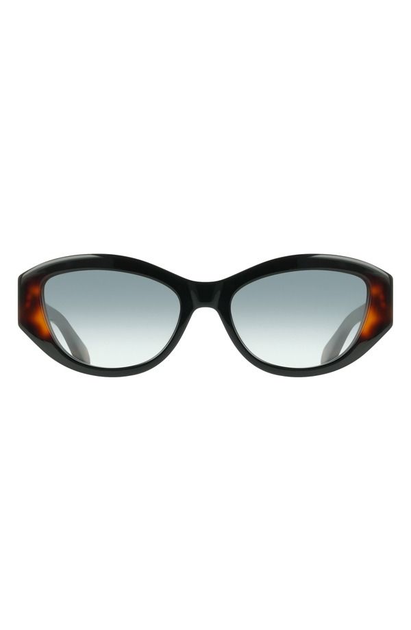 フェラガモ レディース アクセサリー サングラス・アイウェア FERRAGAMO 55mm Oval Sunglasses BLACK TORTOISE ブラック