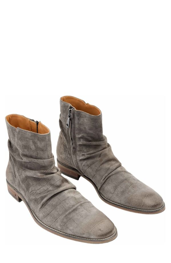 ジョンバルベイトス メンズ シューズ ブーツ・レインブーツ John Varvatos Morrison Sharpei Boot Men LIGHT BLUE HEATHER ヘザー