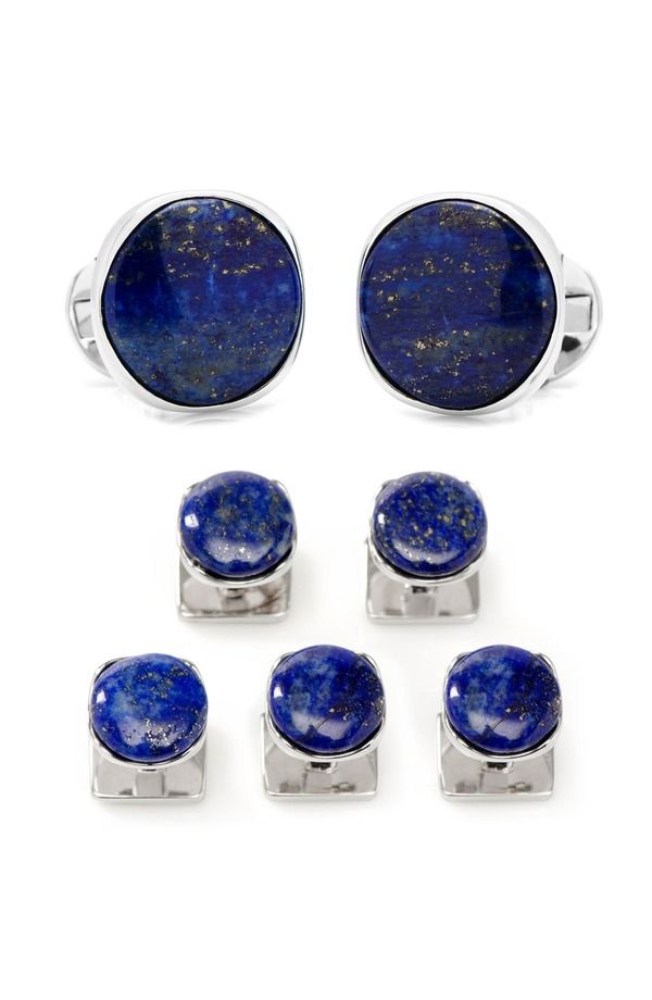 カフリンク メンズ アクセサリー カフスボタン Cufflinks Inc Lapis Cuff Links Studset BLUE ブルー