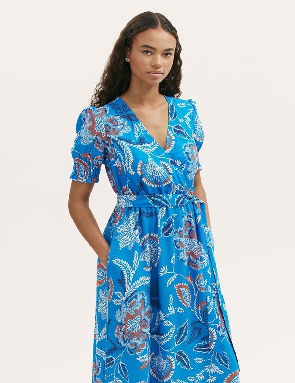 ファイナリー ロンドン レディース トップス ワンピース フラワー柄 ミディ フラワー Finery Londonicoleta Floral Midi Tea Dress Blue Floral ブ ファイナリー ロンドン レディース トップス ワンピース フラワー柄 ミディ フラワー Finery Londonicoleta Floral Midi Tea Dress Blue Floral ブ