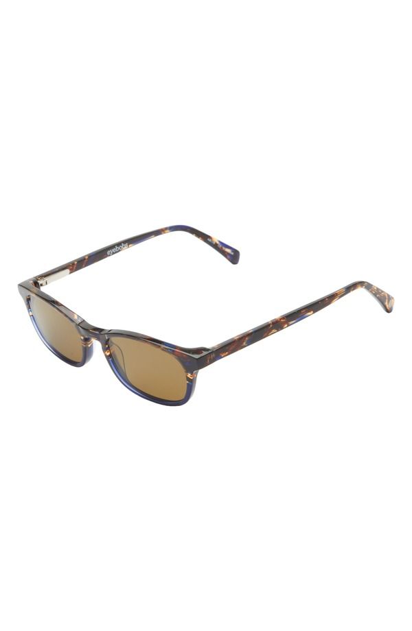 アイブブス レディース アクセサリー サングラス・アイウェア eyebobs On Board 47mm Polarized Rectangular Sunglasses NAVY TORTOISE