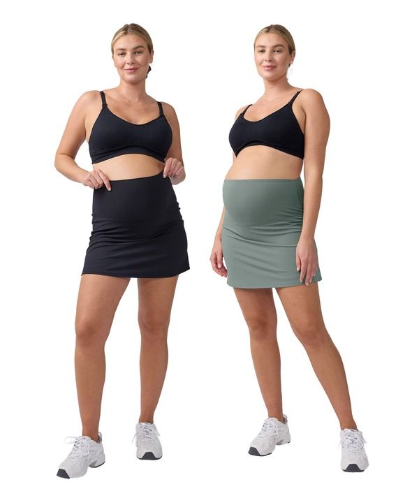 イングリッドイザベル レディース ボトムス ハーフパンツ・ショーツ マタニティ Ingrid Isabel Active Skort Bundle Maternity BlackSage Green 17,026円