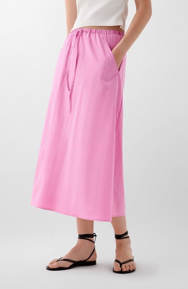 スカルパーズ レディース ボトムスカート Scalperstrasset Skirt Pinkstripes