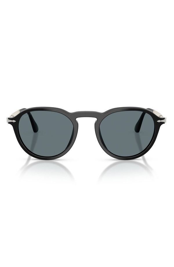 ペルソル レディース アクセサリー サングラス・アイウェア Persol 51mm Polarized Phantosunglasses BLACK POLAR DARK GREY ブラック
