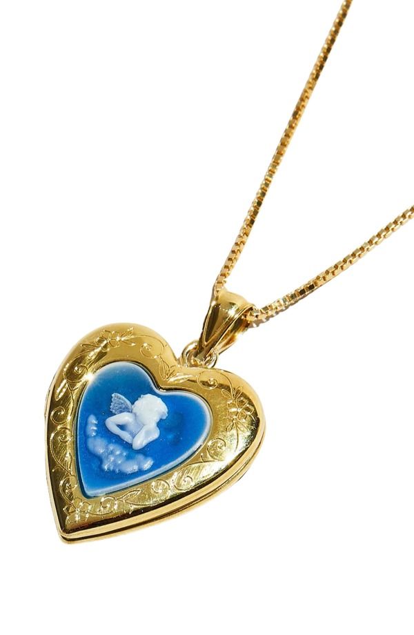 ザエムジュエラーズ レディース アクセサリー ネックレス・チョーカー レース The M Jewelers The Blue Angel Photo Locket Necklace GOLD ゴールド 23,850円