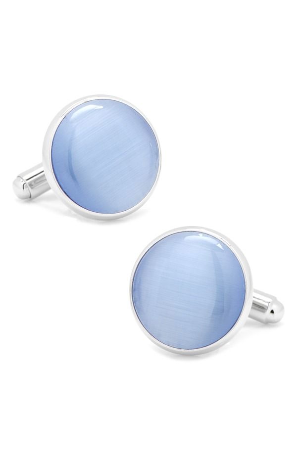 カフリンク メンズ アクセサリー カフスボタン Cufflinks Inc CatsEye Cuff Links BLUE ブルー
