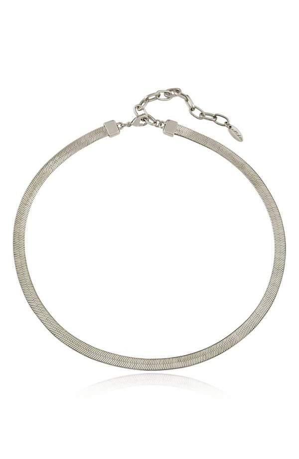 エティカ レディース アクセサリー ネックレス・チョーカー レース Ettika Brooklyn Snake Chainecklace RHODIUM