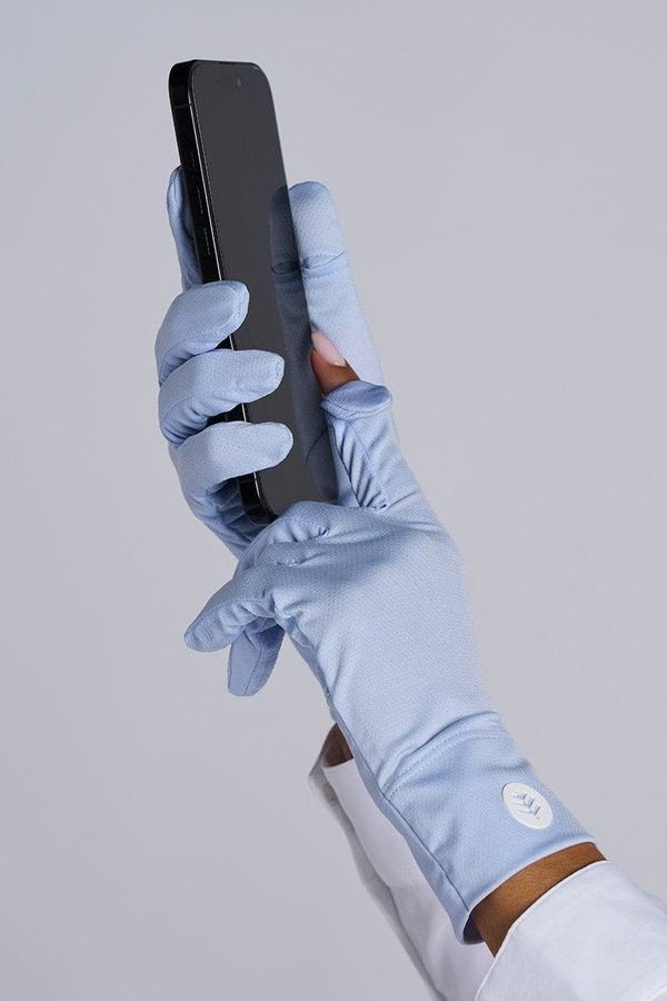 クーリバー レディース アクセサリー 手袋 Coolibar Fuji Convertible Fingertip UV Sun Gloves UPF 50 Sun Protection Periwi