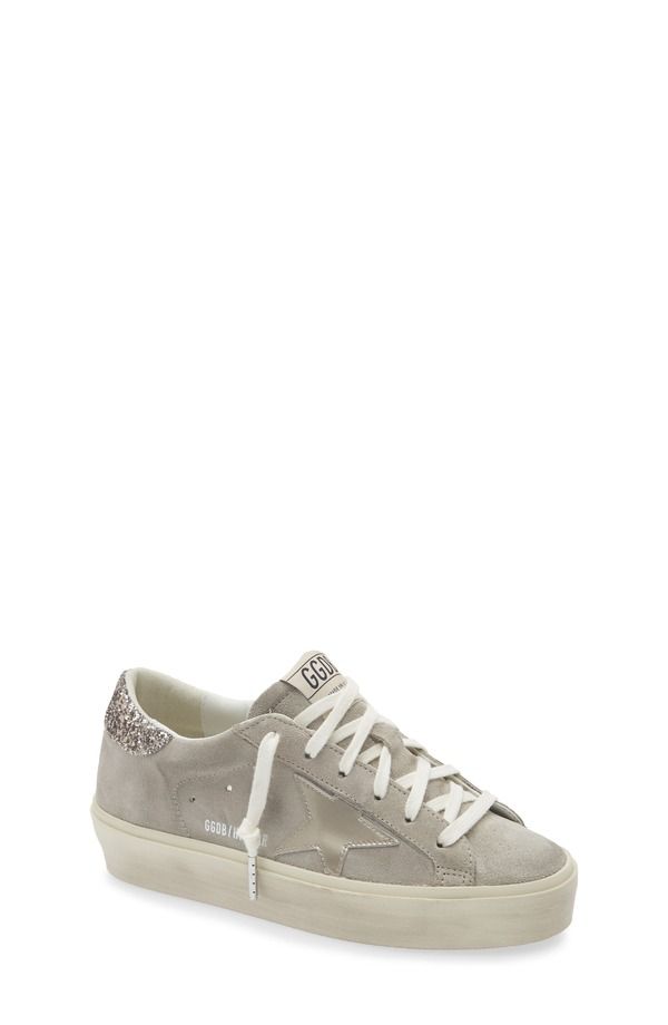 ゴールデングース レディース シューズ スニーカー プラットフォーム Golden Goose Hi Star Platform Sneaker Women BEIGE SILVER ベージュ