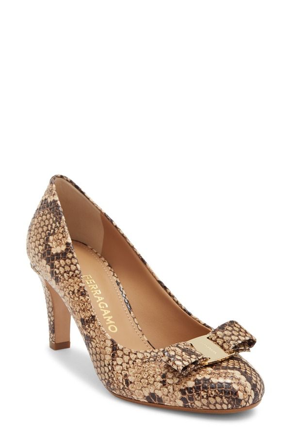 フェラガモ レディース シューズ スニーカー FERRAGAMO Carla Pump NATURAL BISCOTTO