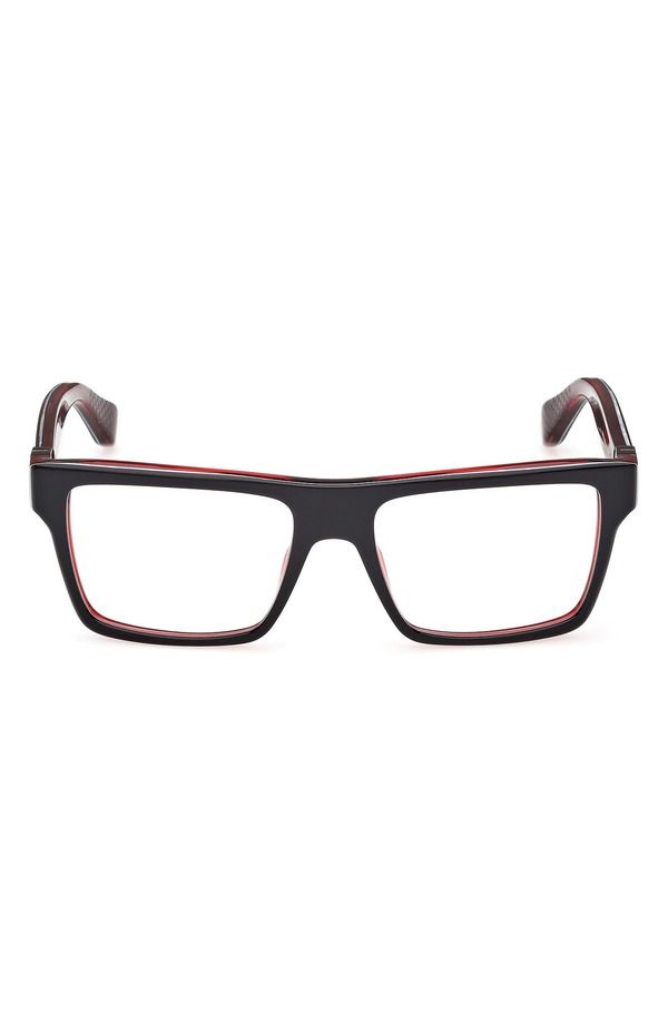 クリスチャン・ルブタン メンズ アクセサリー サングラス・アイウェア Christian Louboutin 54mm Rectangular Optical Glasses BLACK RED ブラ