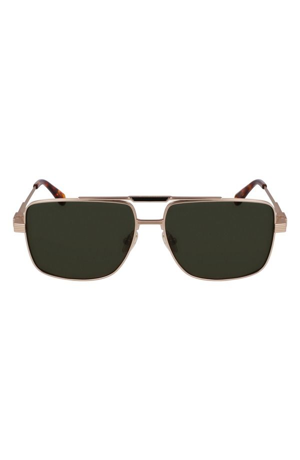 フェラガモ メンズ アクセサリー サングラス・アイウェア FERRAGAMO Gancini Prisma 60mm Navigator Sunglasses GOLD ゴールド