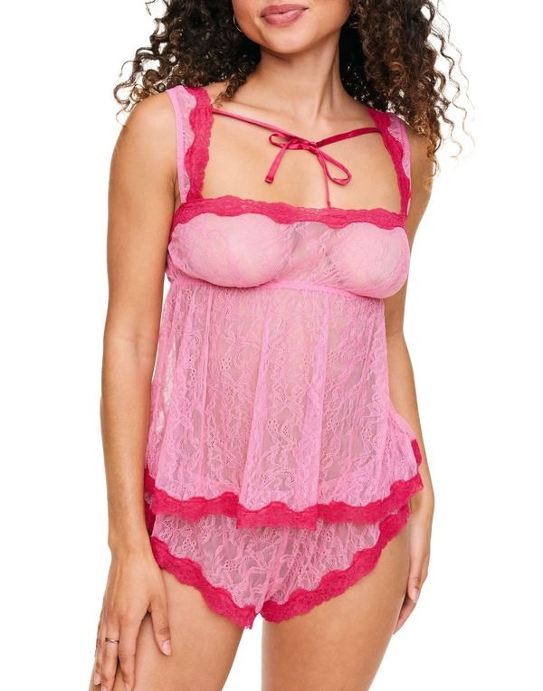 アドアミー レディース アンダーウェア ナイトウェア ショートパンツ Adore Mettie Cami Shortset Lingerie Medium pink ピンク
